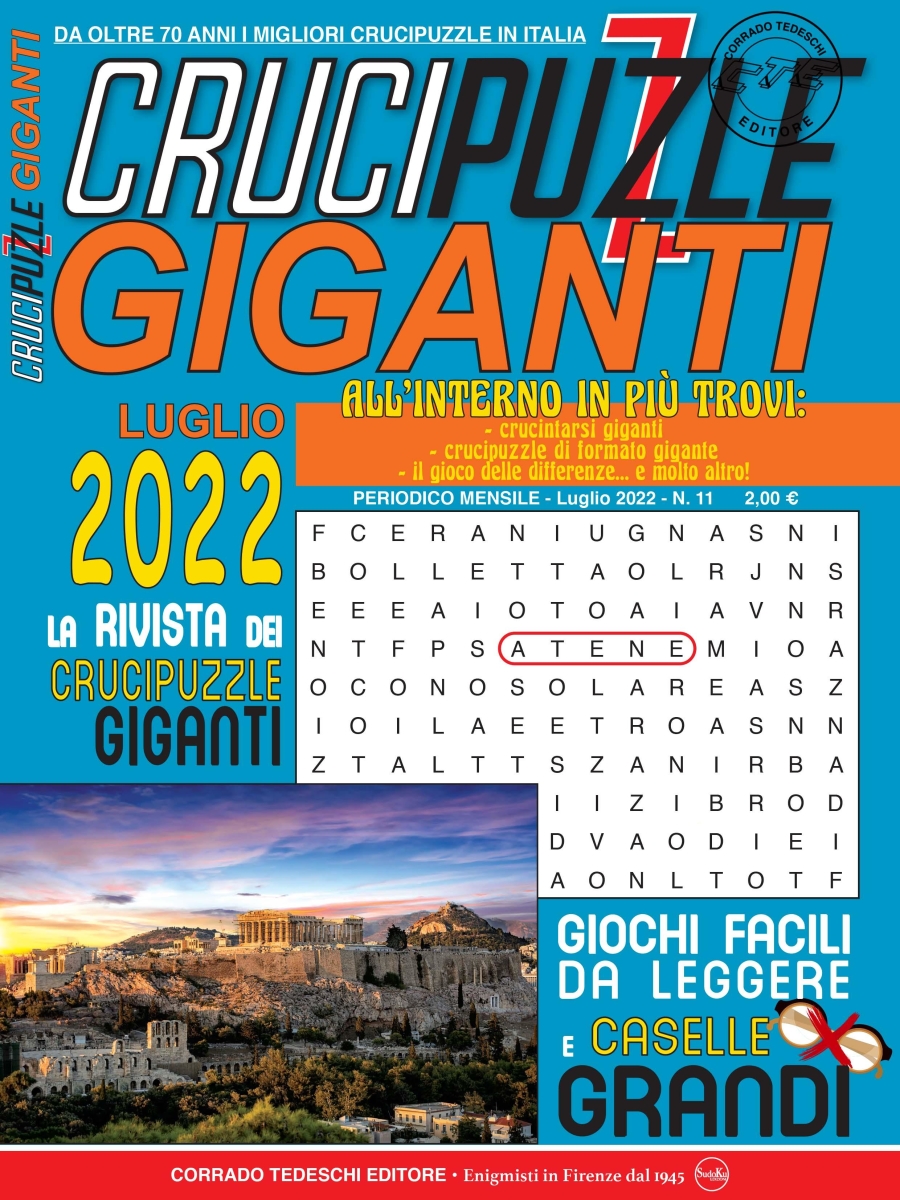 Copertina Crucipuzzle Giganti n.11