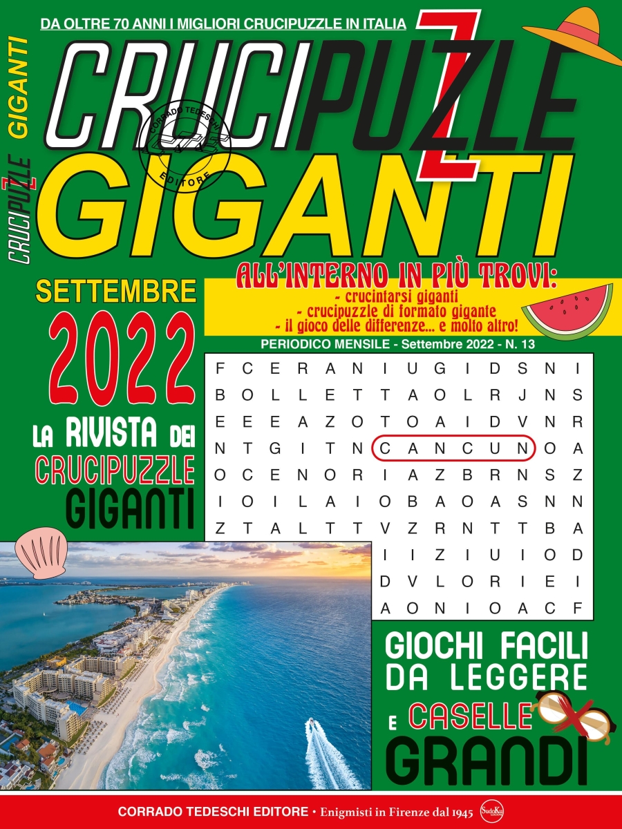 Copertina Crucipuzzle Giganti n.13