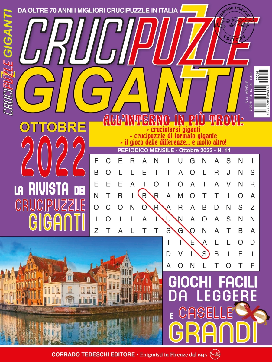 Copertina Crucipuzzle Giganti n.14