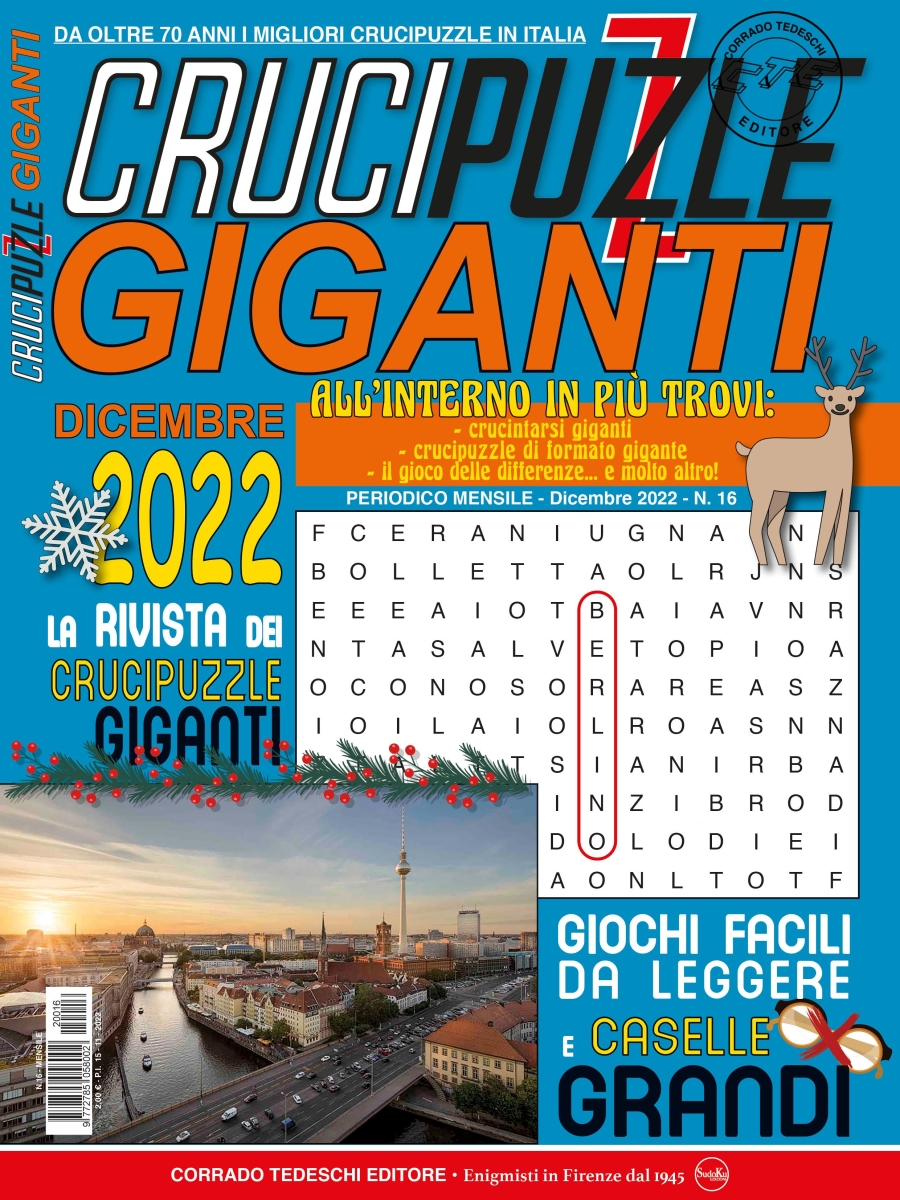 Copertina Crucipuzzle Giganti n.16