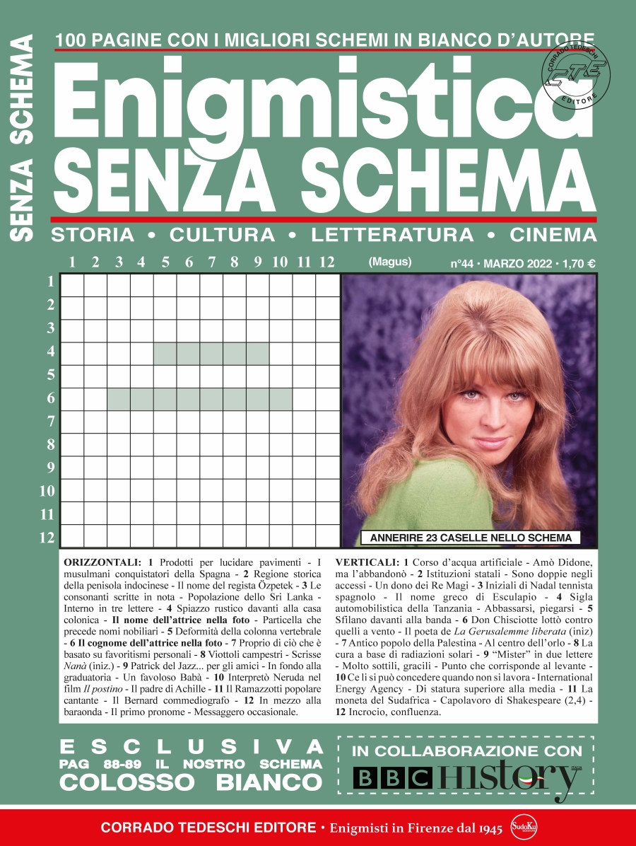Copertina Enigmistica Senza Schema n.44