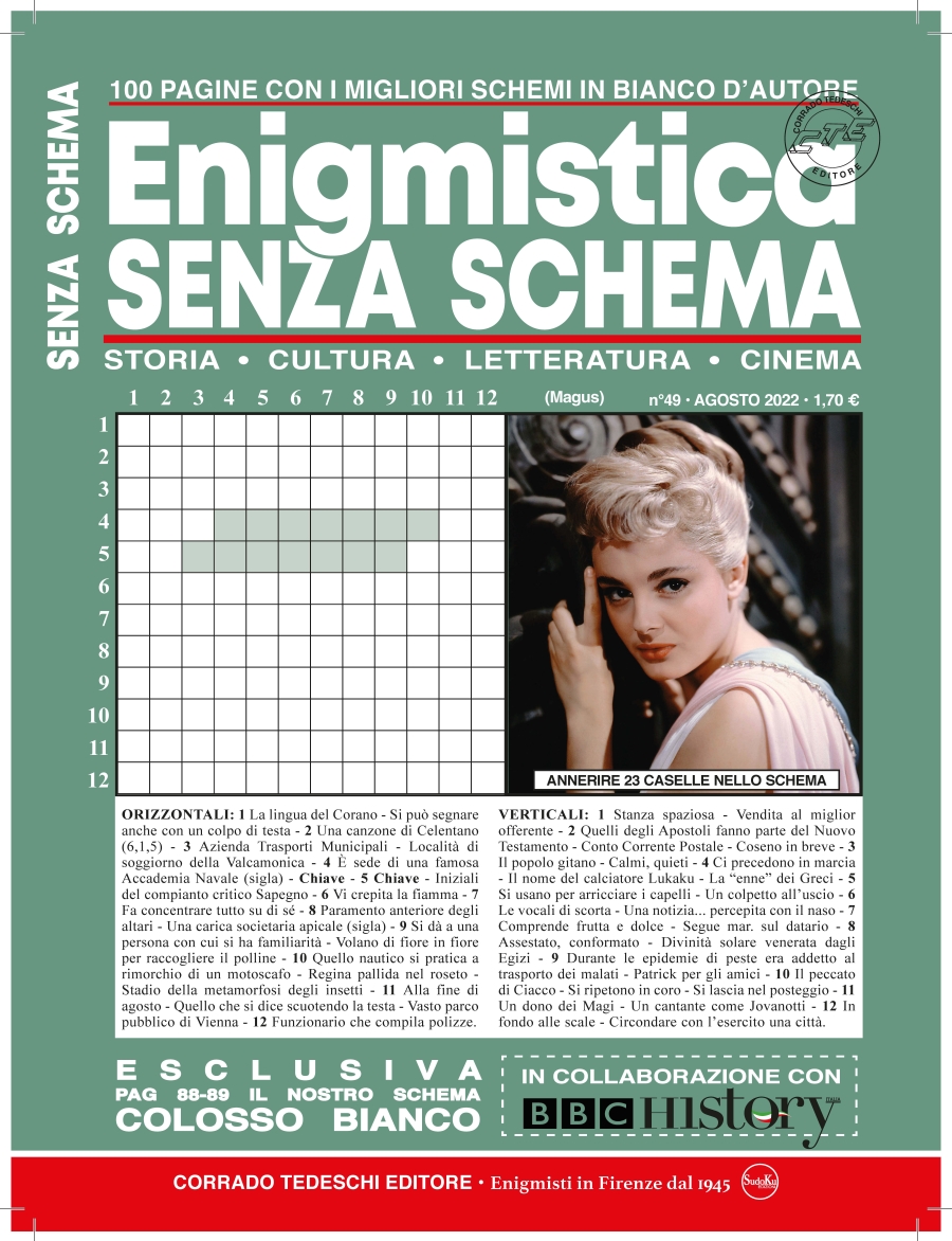 Copertina Enigmistica Senza Schema n.49