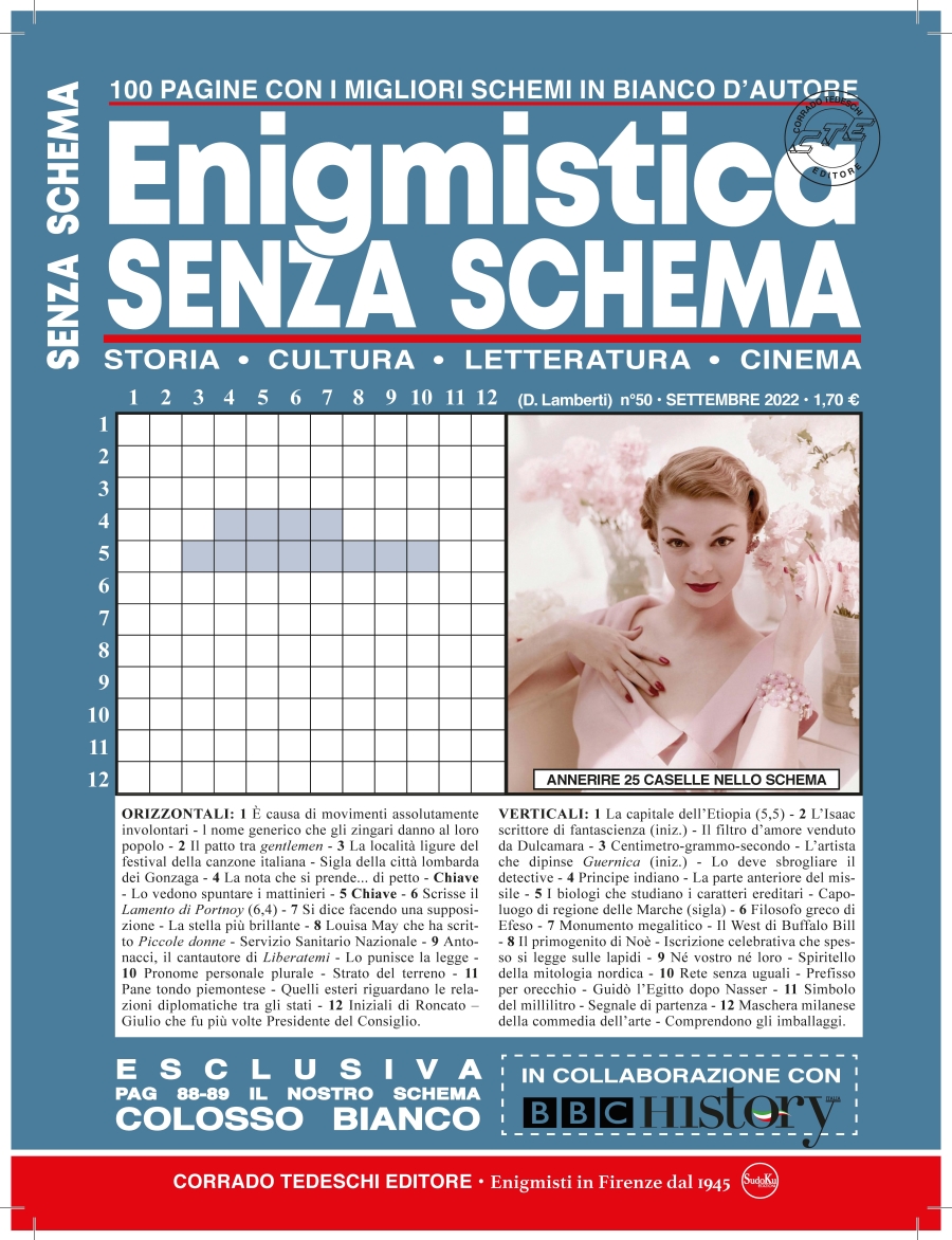 Copertina Enigmistica Senza Schema n.50