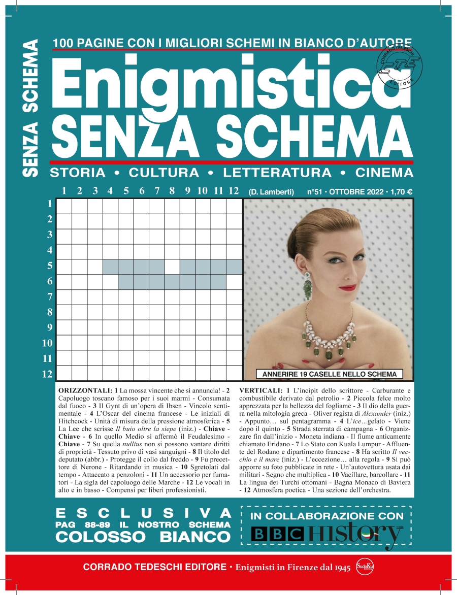 Copertina Enigmistica Senza Schema n.51