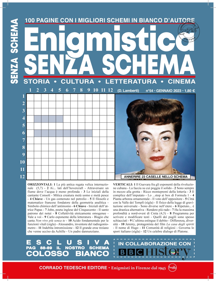 Copertina Enigmistica Senza Schema n.54
