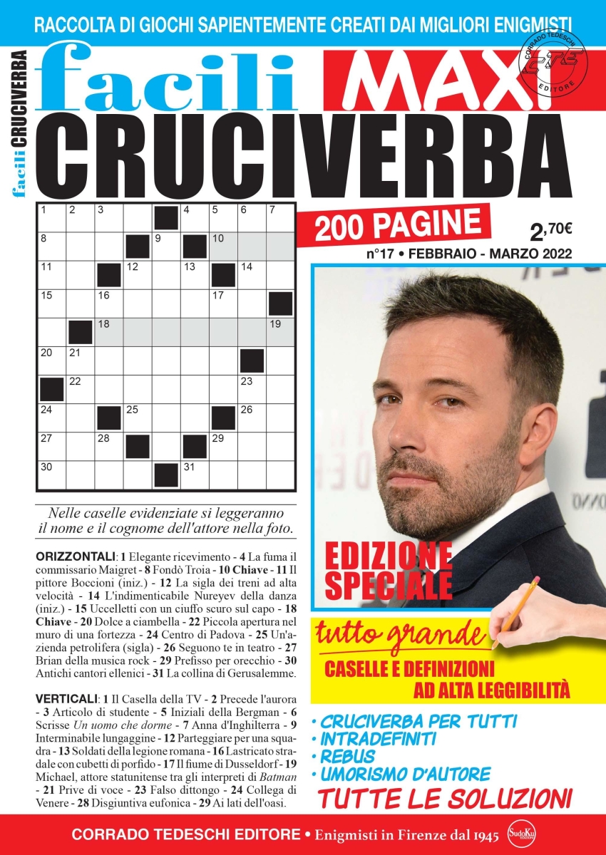 Copertina Facili Cruciverba Maxi n.17