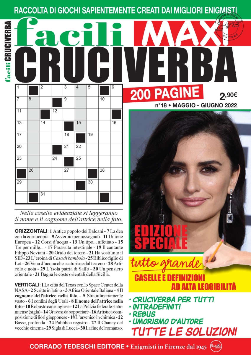 Copertina Facili Cruciverba Maxi n.18