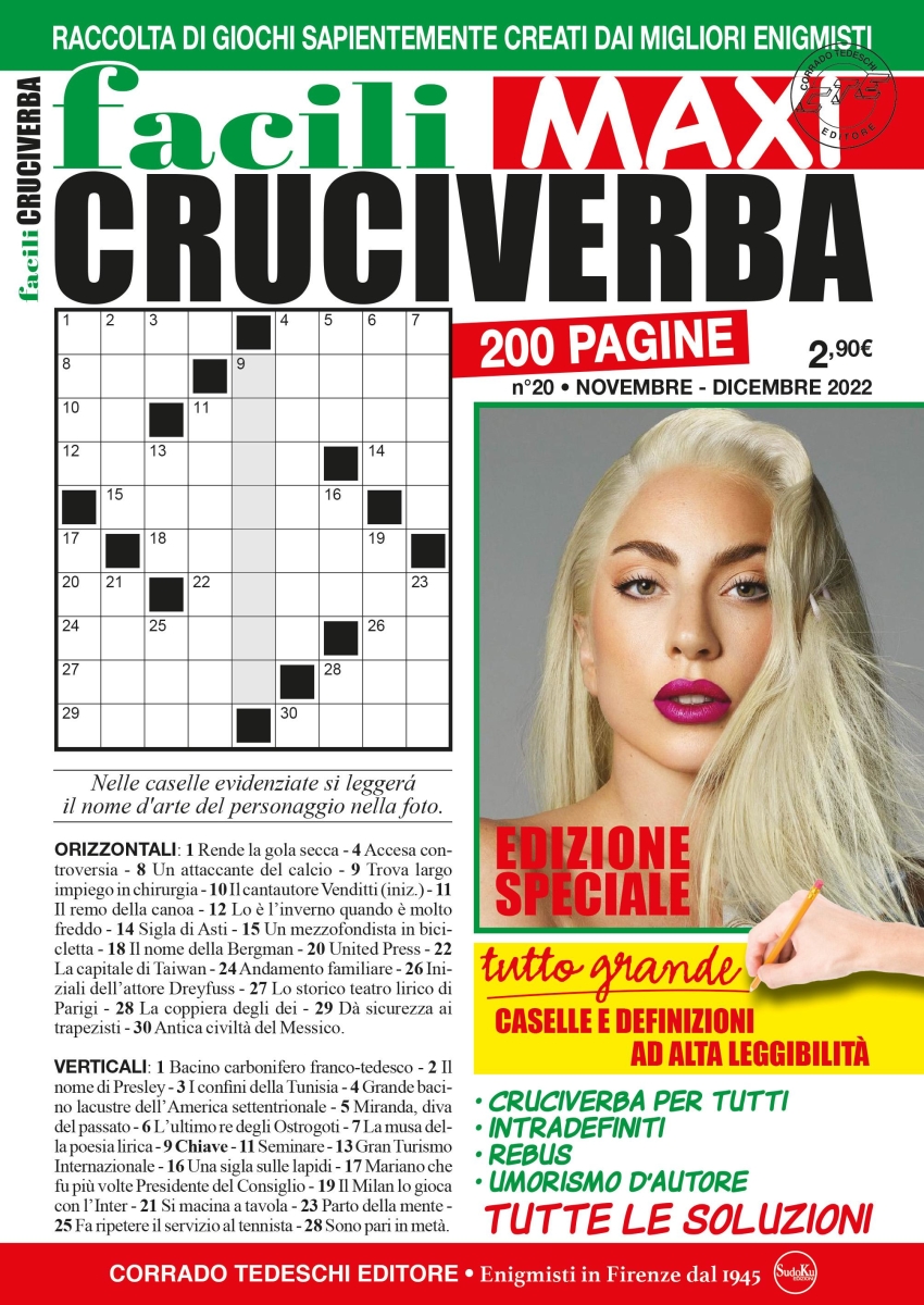 Copertina Facili Cruciverba Maxi n.20