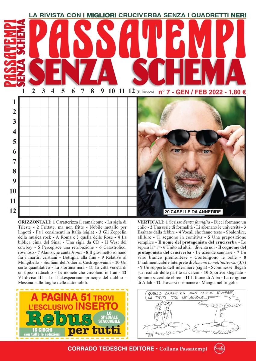 Copertina Passatempi Senza Schema n.7