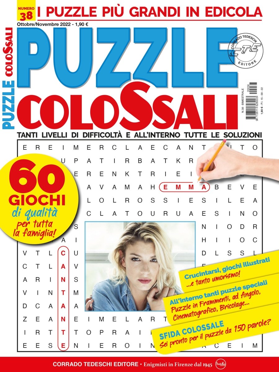 Copertina Puzzle Colossali n.38