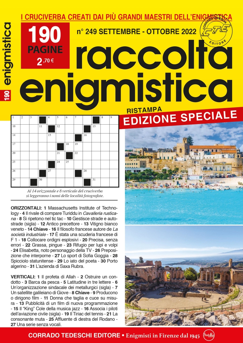 Copertina Raccolta Enigmistica n.249