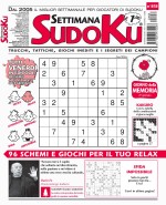 Copertina rivista Settimana Sudoku