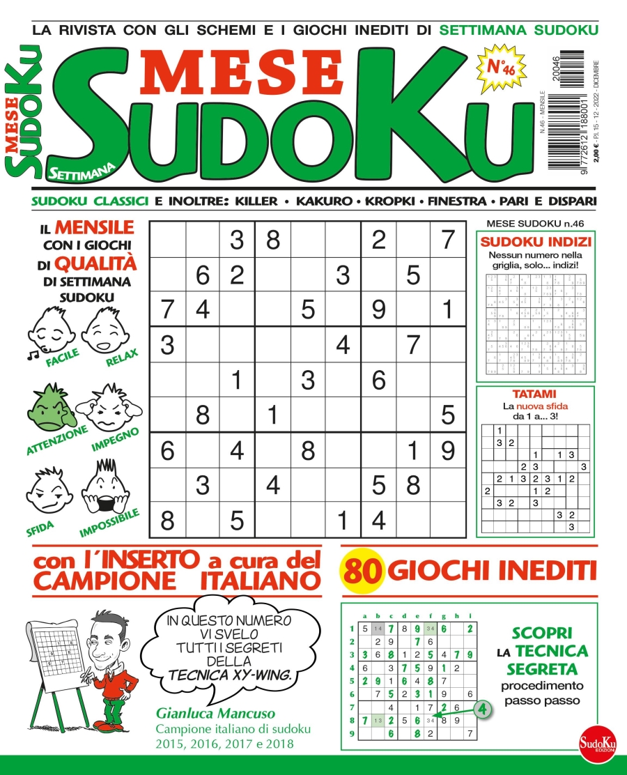 Copertina Settimana Sudoku Mese n.46