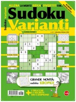 Copertina rivista Sudoku Varianti