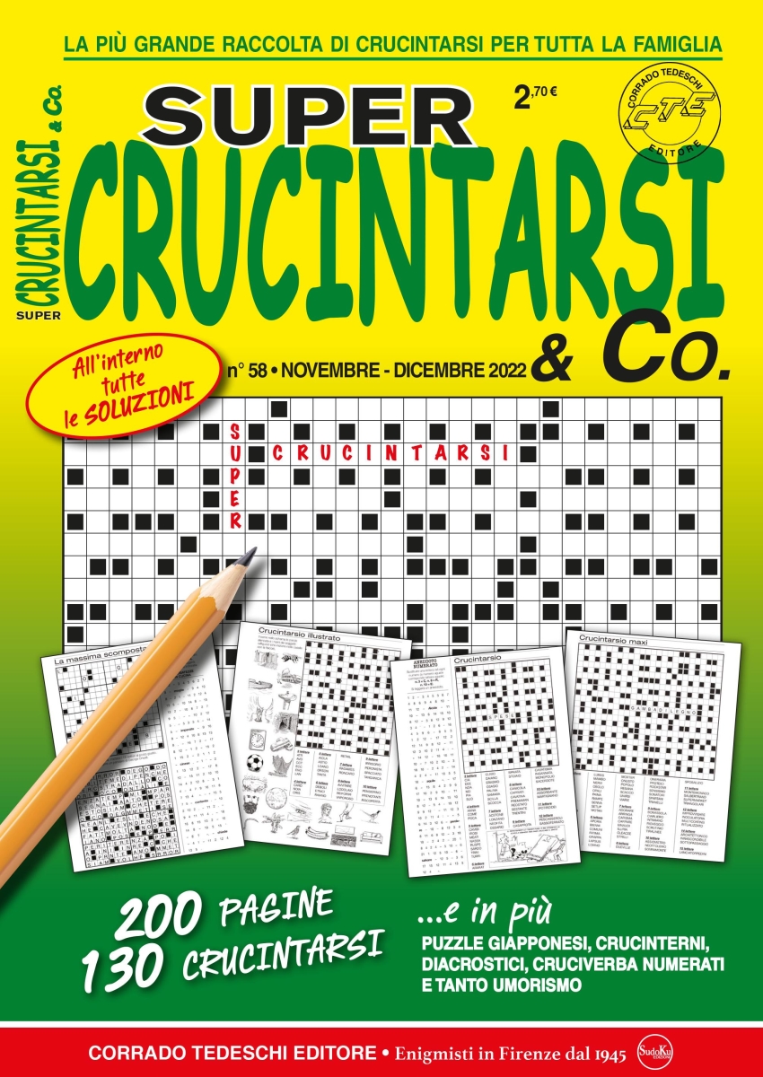 Copertina Supercrucintarsi & Co. n.58