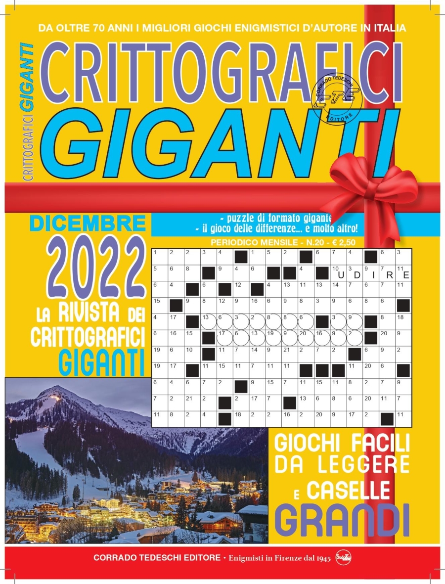 Copertina Crittografici Giganti n.20