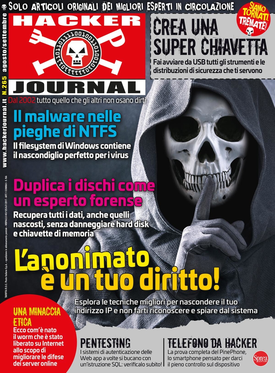 Copertina Hacker Journal n.265