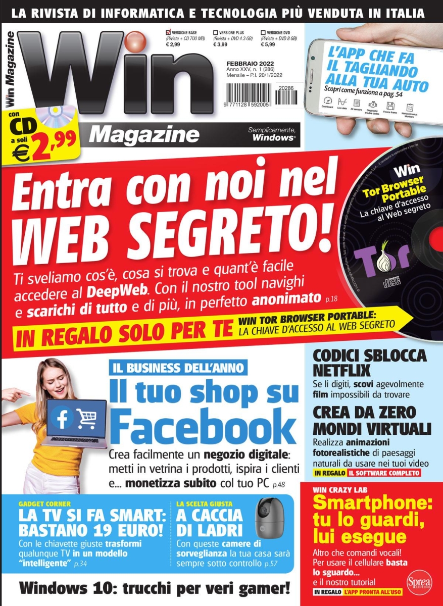 Copertina Win Magazine n.286