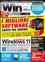 Copertina rivista Win Magazine