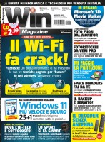 Copertina rivista Win Magazine