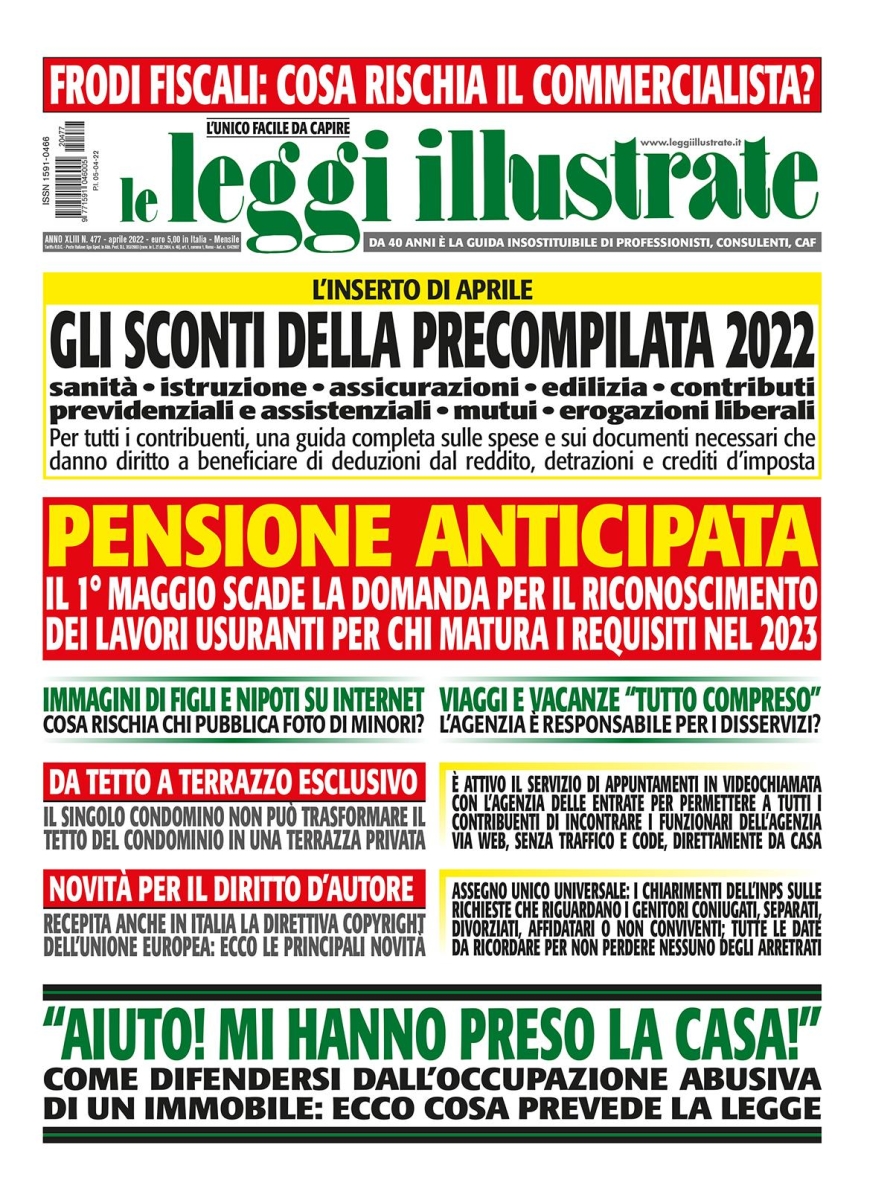 Copertina Leggi Illustrate n.477