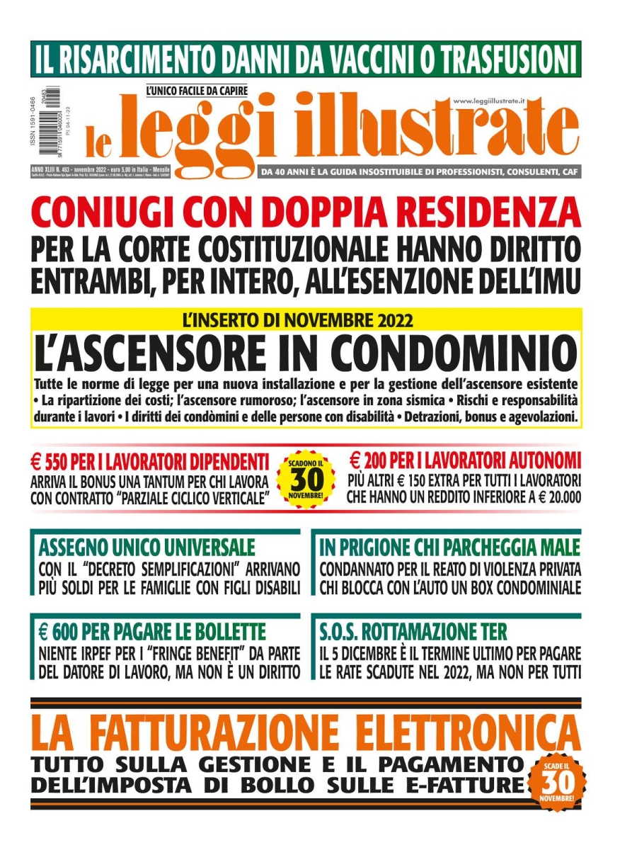 Copertina Leggi Illustrate n.483