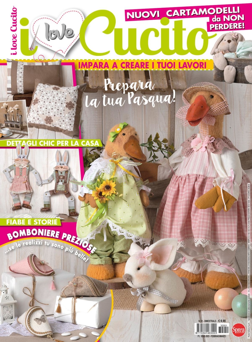 Copertina I Love Cucito n.51