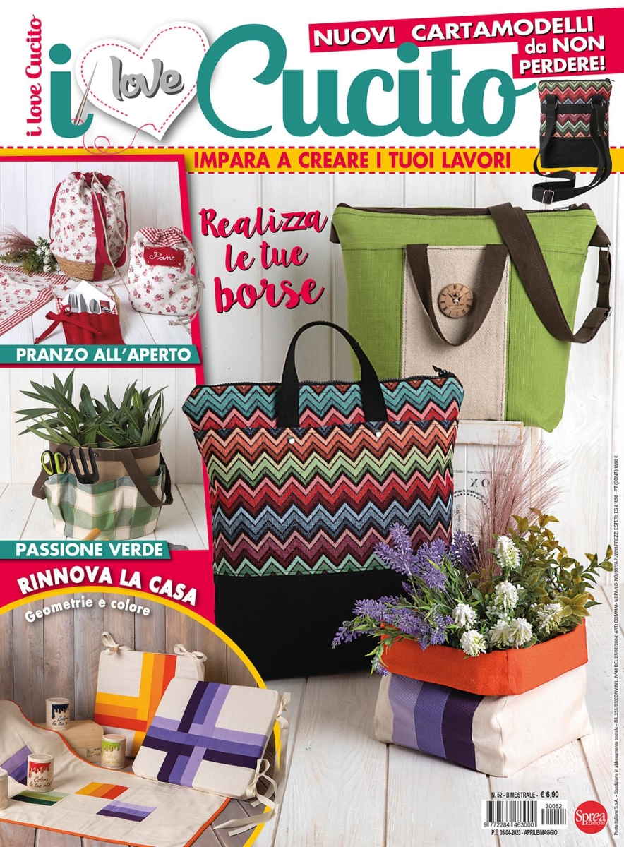 Copertina I Love Cucito n.52