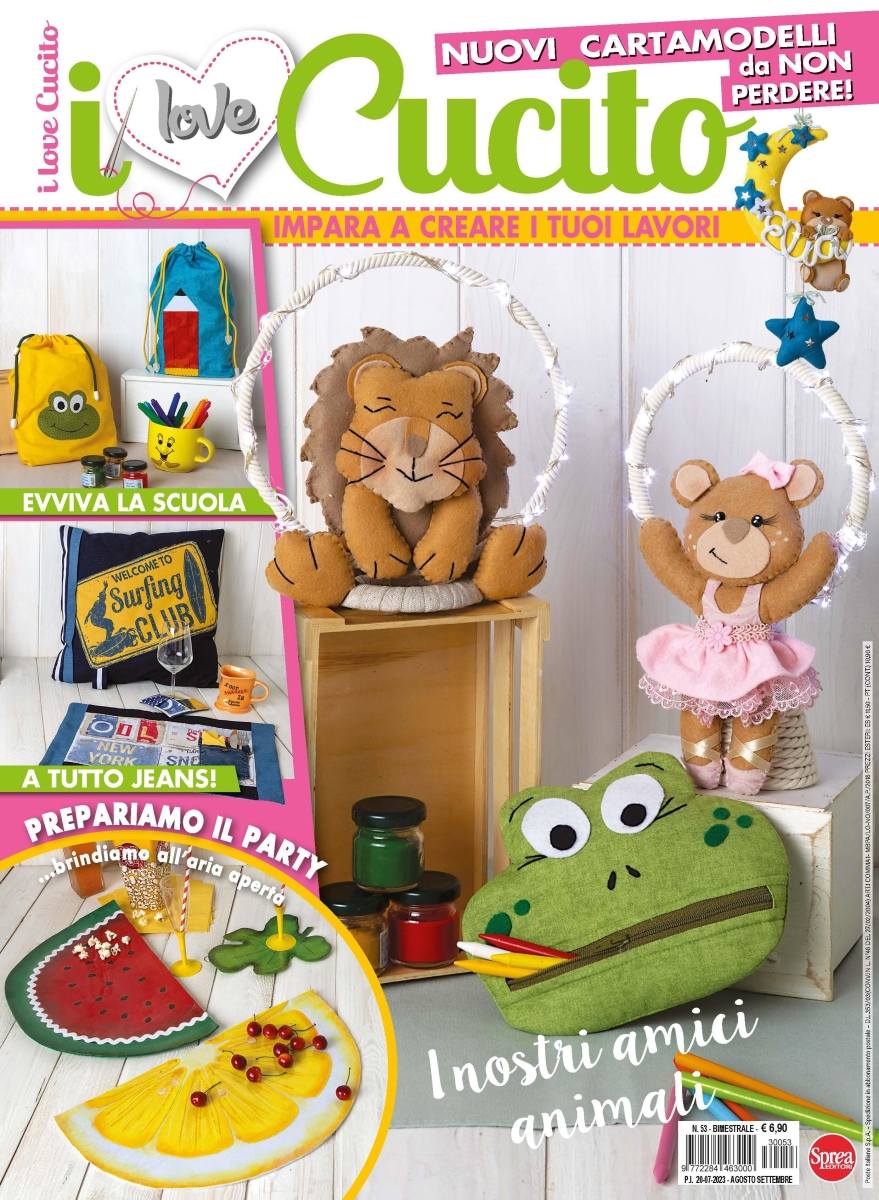 Copertina I Love Cucito n.53