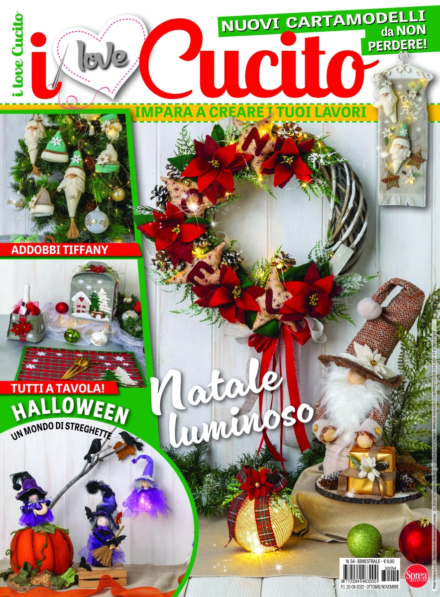 Copertina I Love Cucito n.54