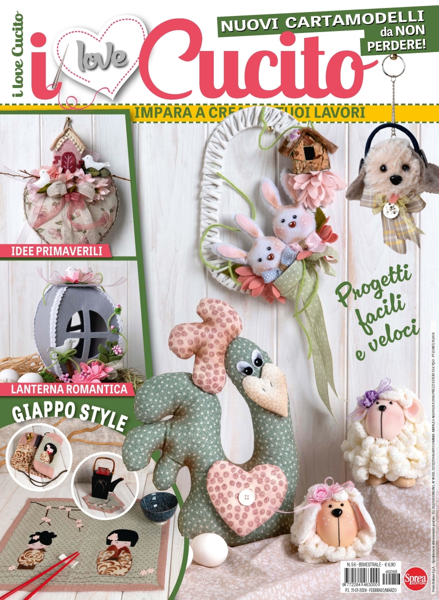 Copertina I Love Cucito n.56