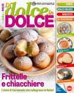 Copertina rivista Di Dolce in Dolce