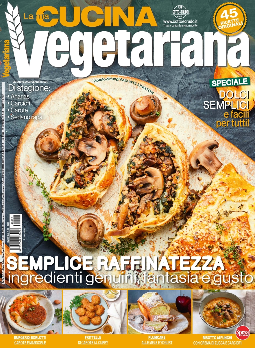 Copertina La Mia Cucina Vegetariana n.122
