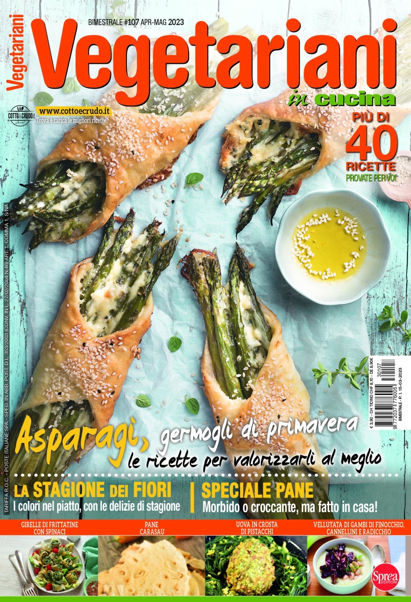 Copertina Vegetariani in Cucina n.107