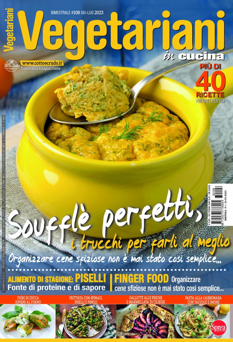 Copertina Vegetariani in Cucina n.108