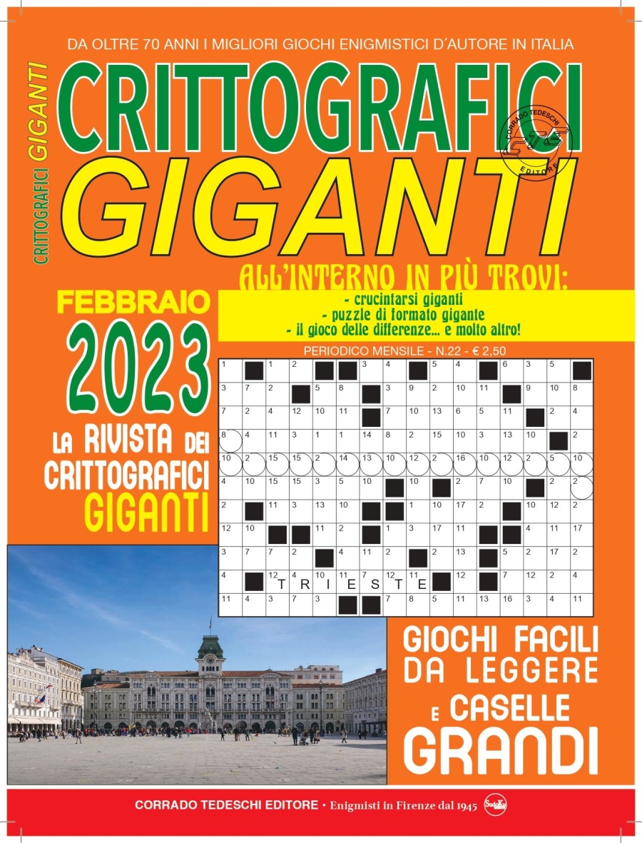 Copertina Crittografici Giganti n.22