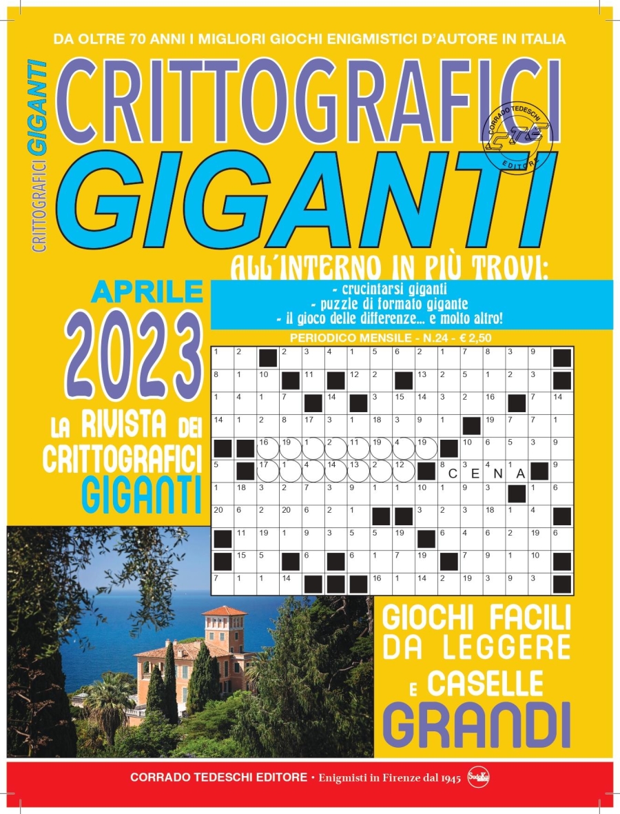 Copertina Crittografici Giganti n.24