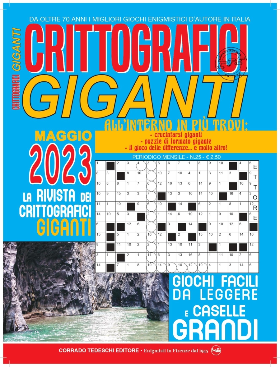 Copertina Crittografici Giganti n.25