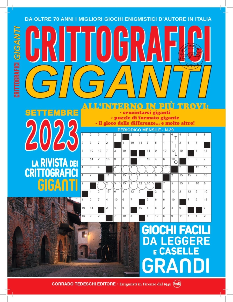 Copertina Crittografici Giganti n.29