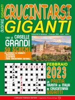 Copertina rivista Crucintarsi Giganti