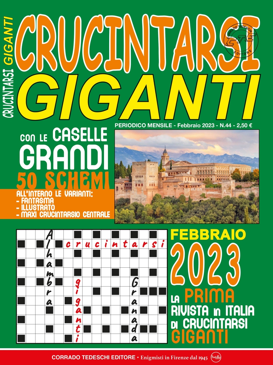 Copertina Crucintarsi Giganti n.44