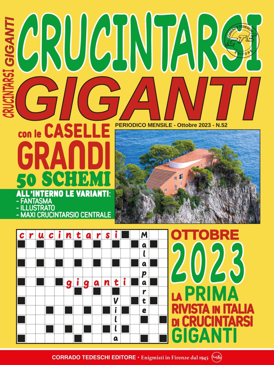 Copertina Crucintarsi Giganti n.52