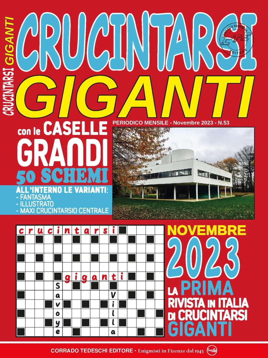 Copertina Crucintarsi Giganti n.53