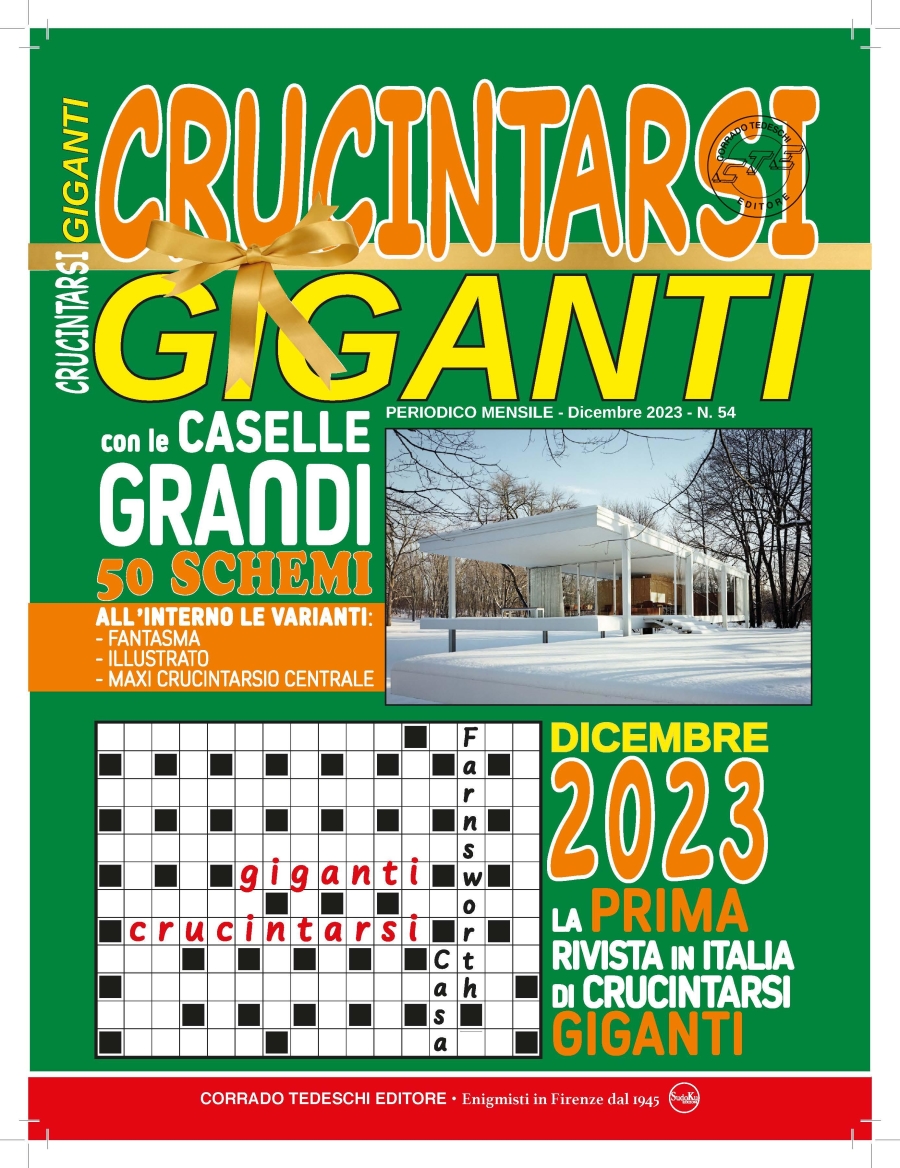 Copertina Crucintarsi Giganti n.54