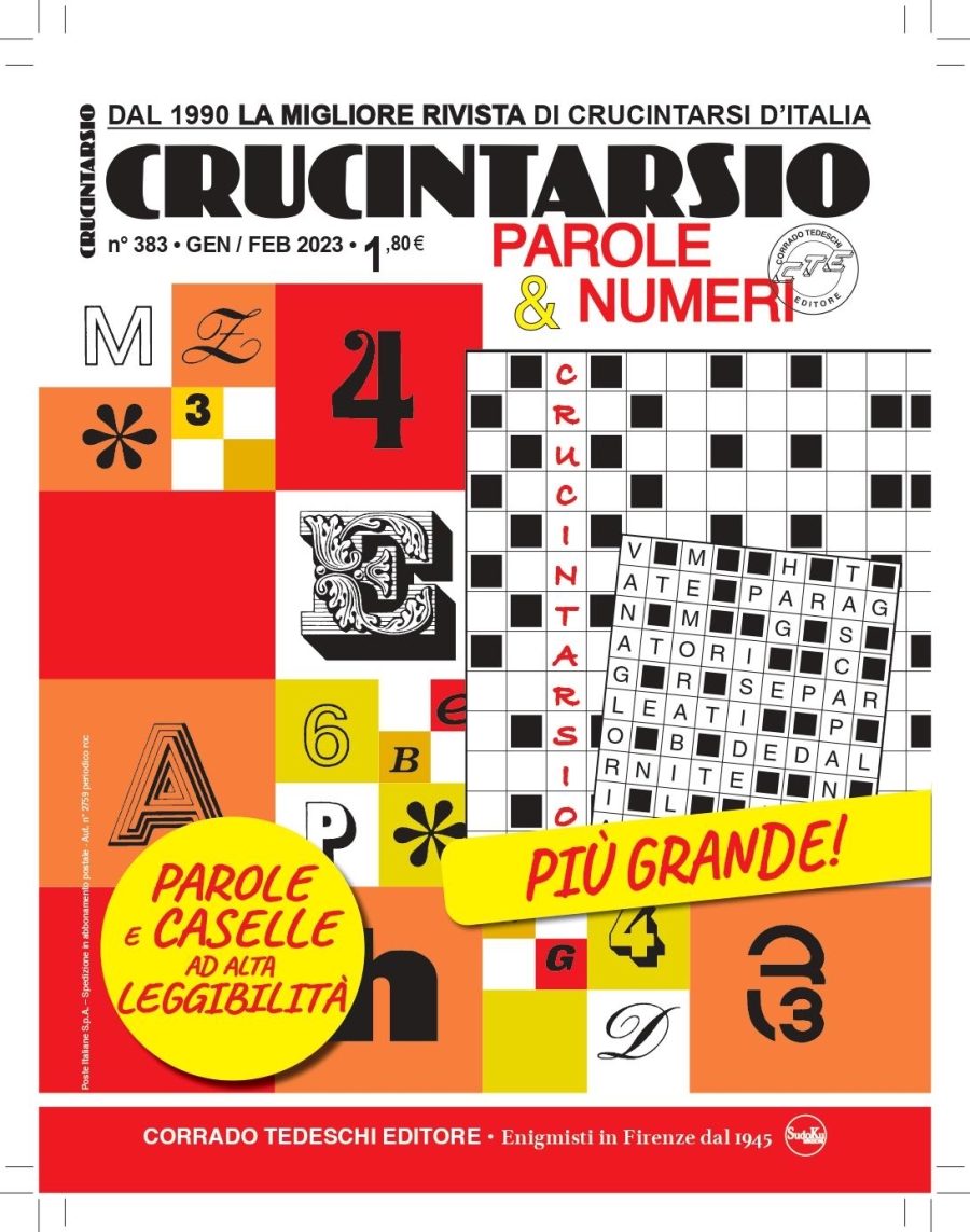 Copertina Crucintarsio n.383
