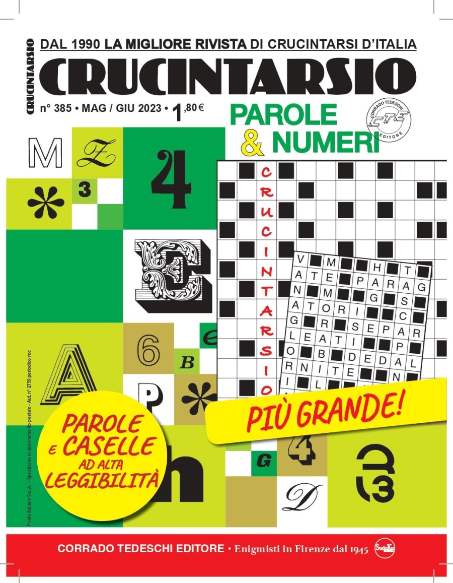 Copertina Crucintarsio n.385