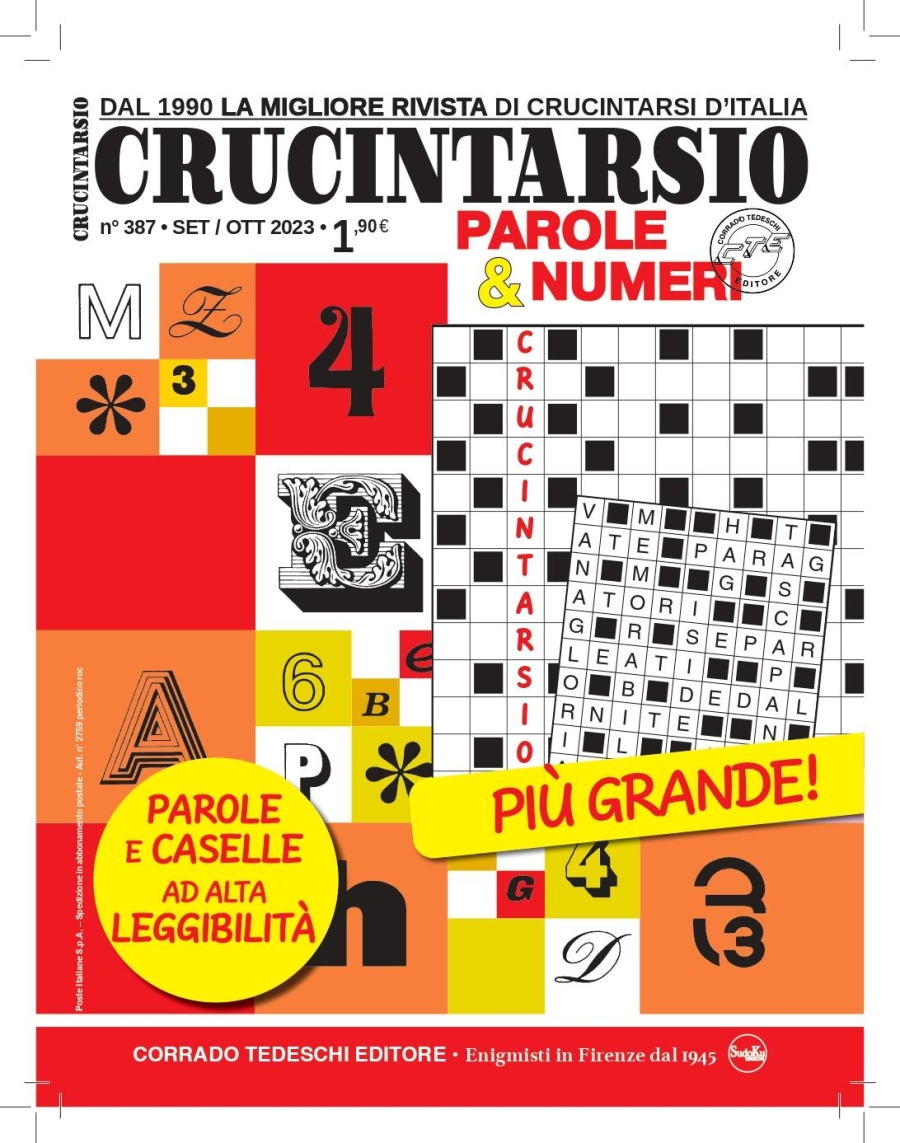 Copertina Crucintarsio n.387