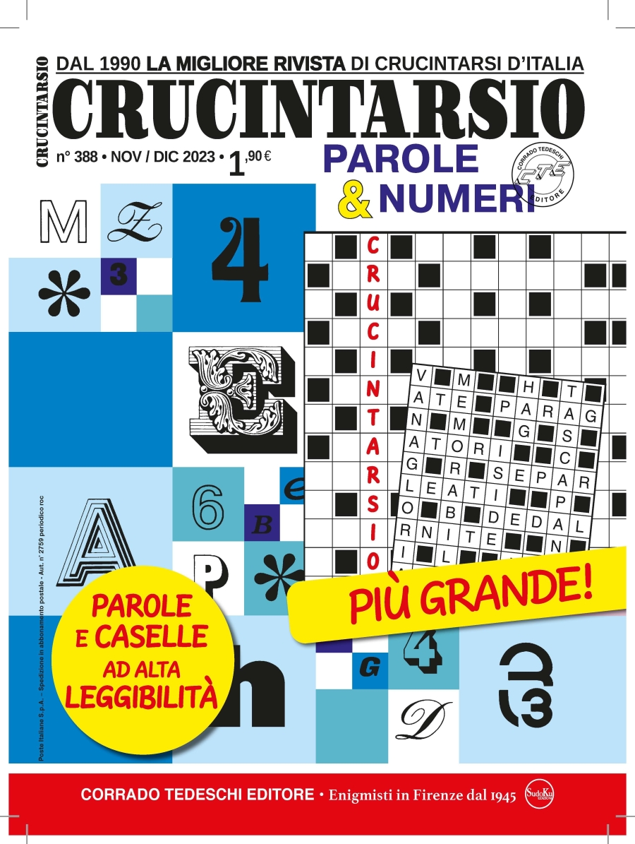 Copertina Crucintarsio n.388