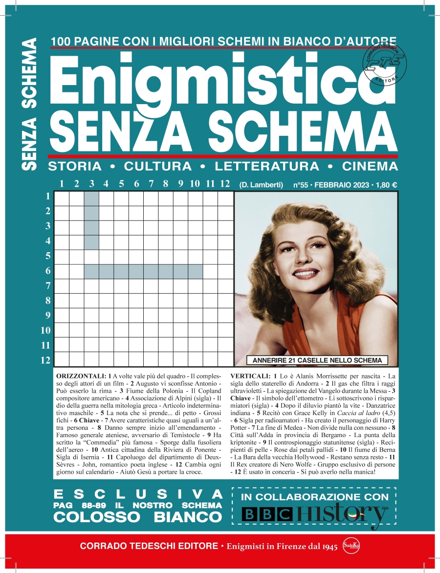 Copertina Enigmistica Senza Schema n.55