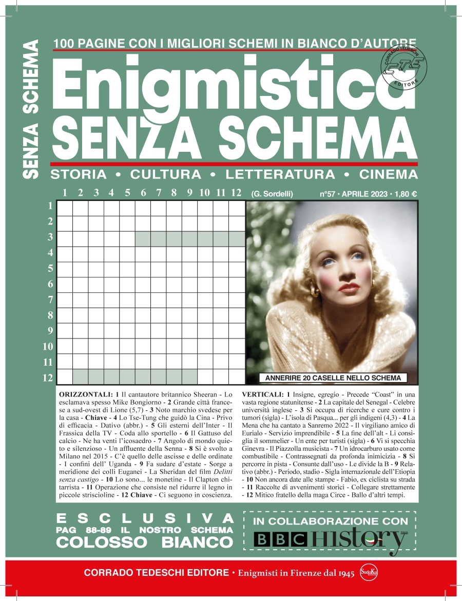 Copertina Enigmistica Senza Schema n.57